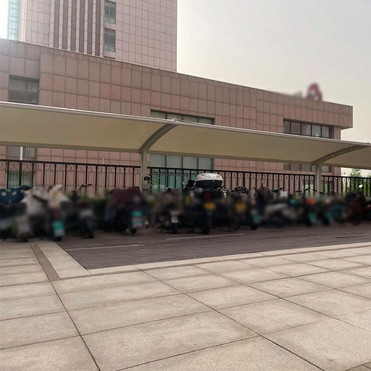 淮南膜结构电动车棚